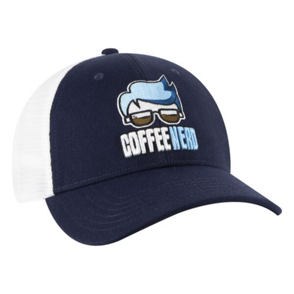 OTTO CAP "OTTO FLEX" Fitted 6 Panel Low Profile Mesh Back Trucker Hat Thumbnail