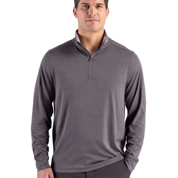 Cutter & Buck Forge Recycled Four-Way Stretch Mens Quarter Zip Pullover Thumbnail