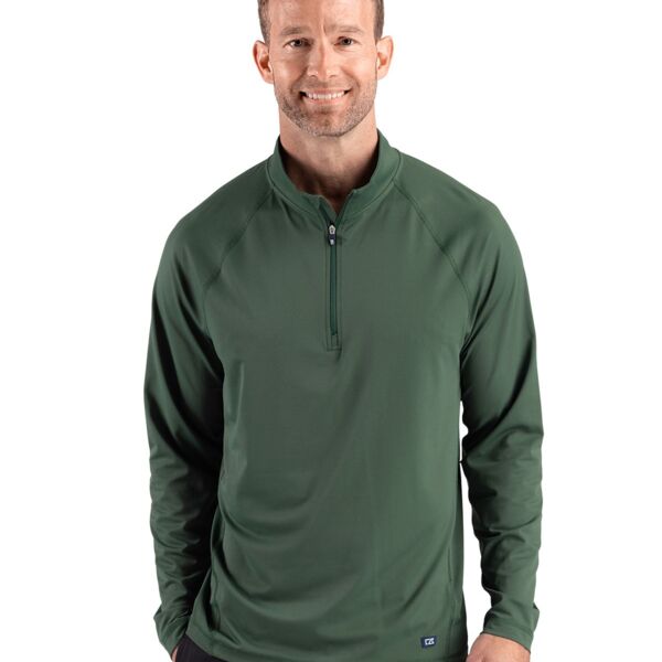 Cutter & Buck Prospect Recycled Featherlight Stretch Mens Quarter Zip Thumbnail
