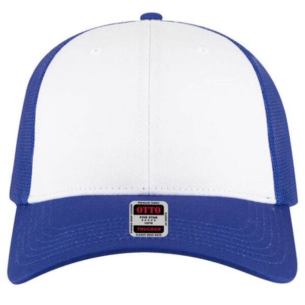 Copy of OTTO CAP Cotton Blend Twill 6 Panel Low Profile Mesh Back Trucker Hat Thumbnail